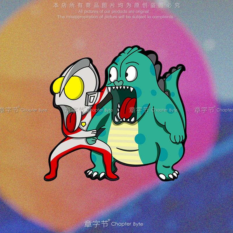 奥特曼打怪兽新手划痕贴画创意搞笑卡通车身贴花车尾玻璃汽车贴纸