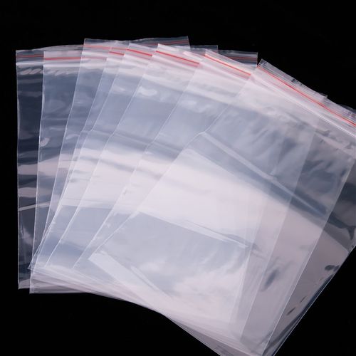 8*12cm普通厚密封袋 样品袋 小号透明封口袋 4号夹链自封袋包装u.