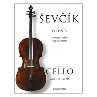 Op. 现货 for Sevcik Variations Cello 原版