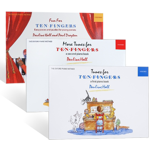 现货 正版英文原版 Oxford Tunes for Ten Fingers 更多十指曲调 钢琴教材 牛津音乐Piano Time钢琴时光