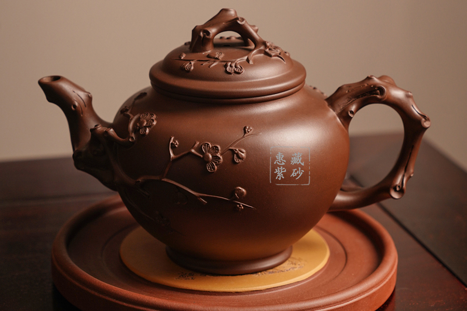 惠藏紫砂底槽清全手工报春藏品