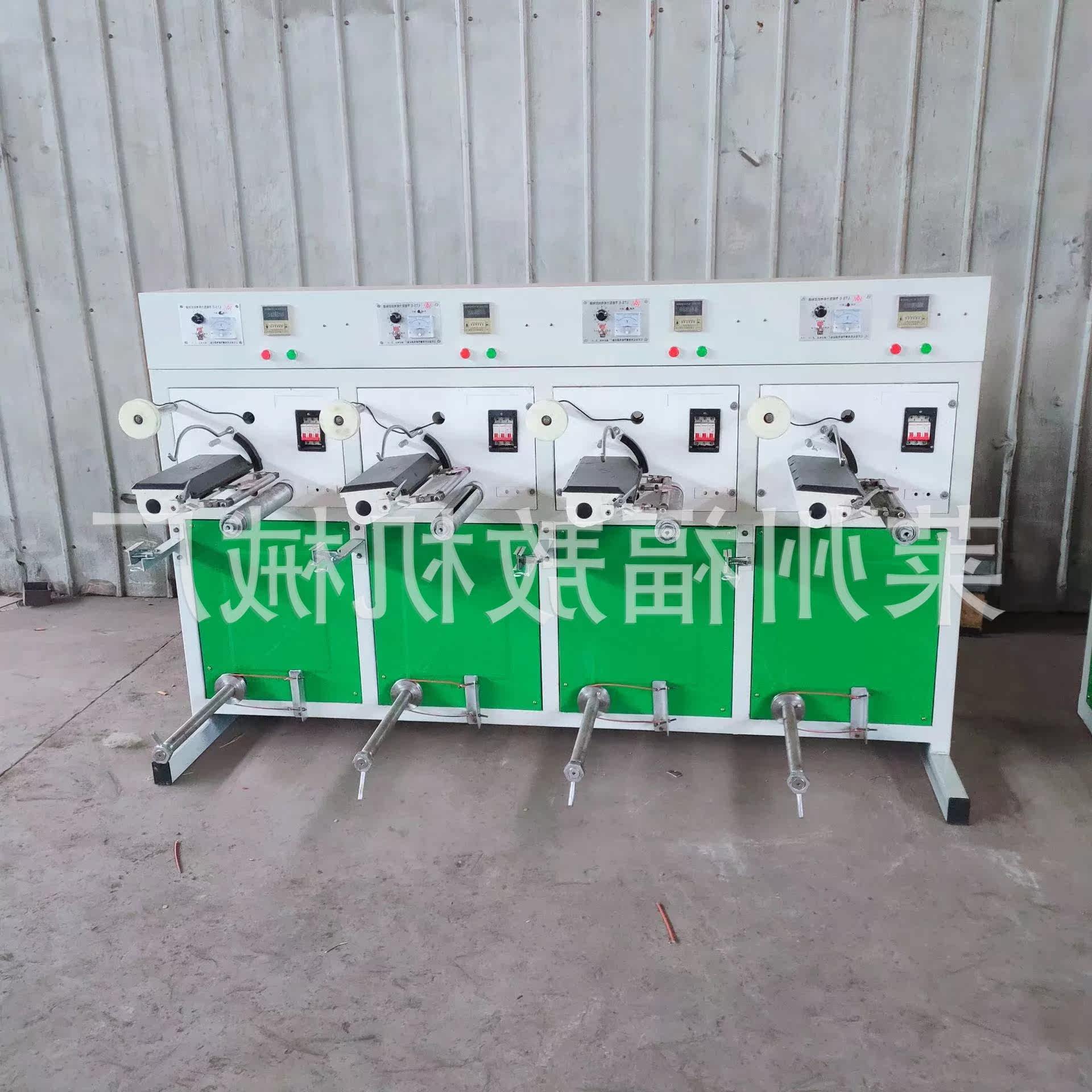 荣莱州福敖绳线布条络筒打轴机台设备卷绕成轴成卷机械成型打轴机