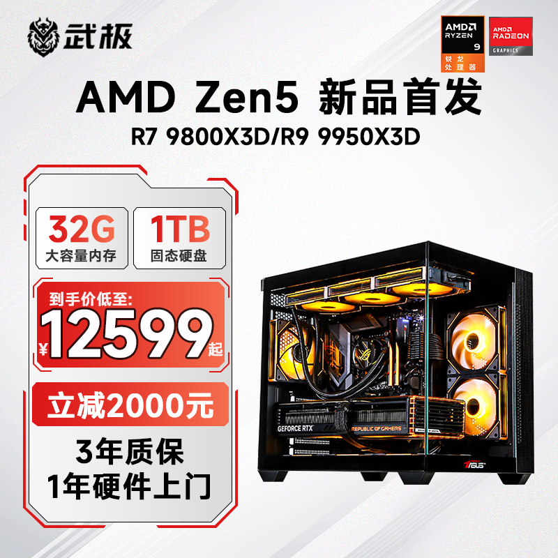 AMD9800X3D/9950X3D独显主机