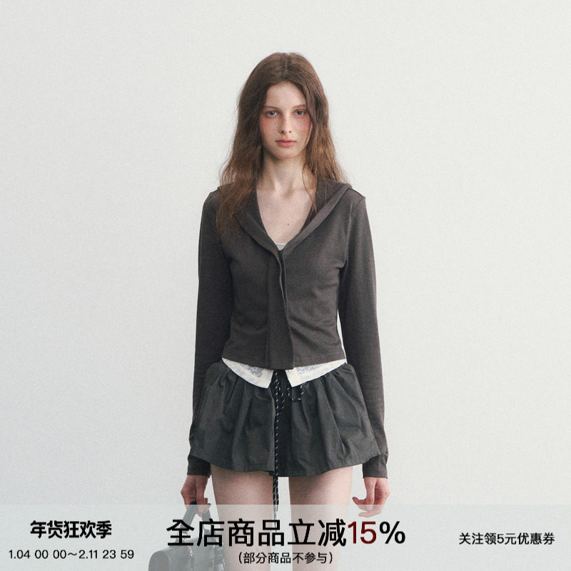 SPEAR YOUTH“镜头里的你”假两件蕾丝外套修身海军领长袖上衣,女装/女士精品,POLO衫,淘宝优惠券,粉丝福利购,淘宝优惠卷