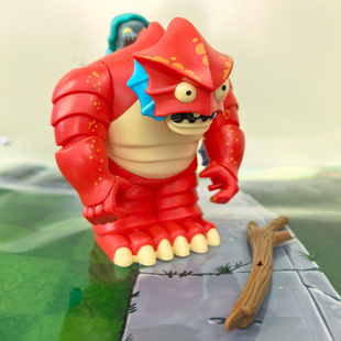 散装深海巨人硬胶突击竹兵植物大战僵尸铃儿草防风草儿童玩具袋装