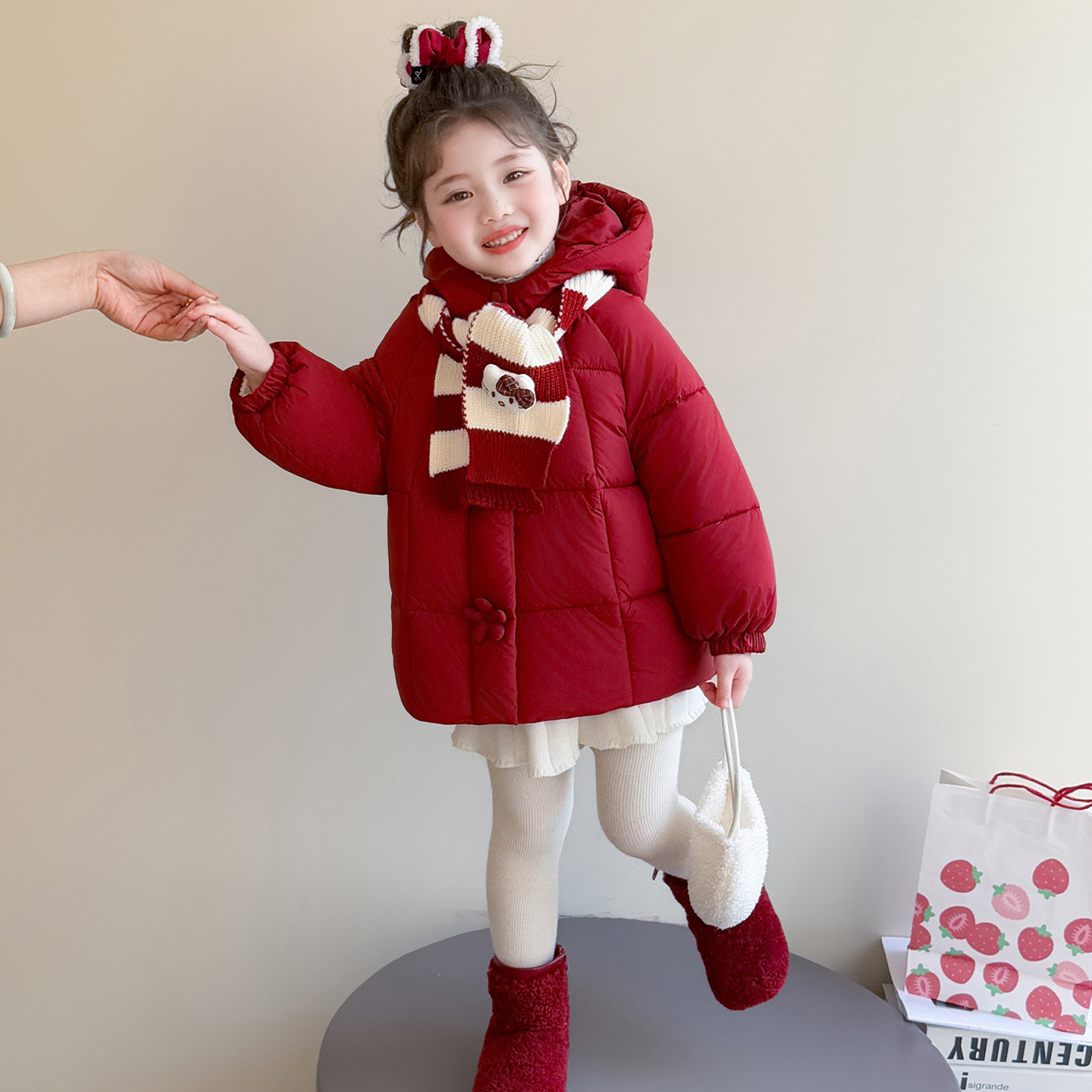 女童棉服儿童棉袄宝宝冬装外套2025新款儿童冬季加厚棉衣洋气喜庆,童装/婴儿装/亲子装,棉袄/棉服,淘宝优惠券,粉丝福利购,淘宝优惠卷