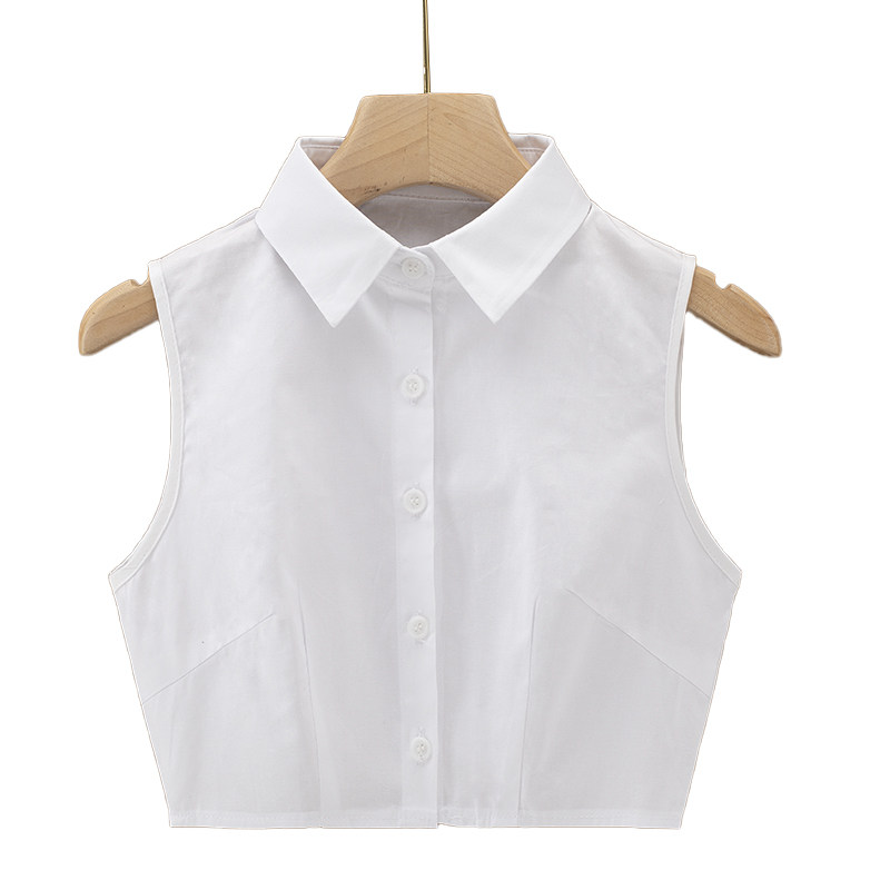 KOREAN VERSION OF FAKE COLLAR WOMENS WILD FAKE COLLAR SHIRT FAKE COLLAR SHIRT COLLAR SWEATER DECORATIVE COLLAR AUTUMN AND WINTER COTTON WHITE COLLAR