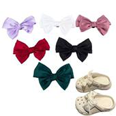 Clogs Shoe Croc 2pcs Bow Charms DIY Wing Decorations knot