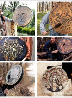 Eye DRUM VEGAN SHAMAN DRUM holiday decorations Halloween