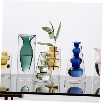 Nordic Home Decor Glass Vase Living Room Decoration Flower V
