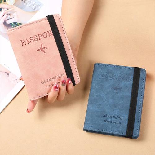 Strap passport bag, passport holder, travel wallet, card hol