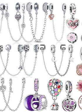 925 Sterling Silver Charm Daisy Flower Pendant 9 Models Zirc