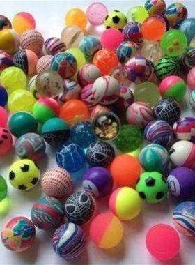 funny 10pcs mixed small bouncing ball rubber balls soft