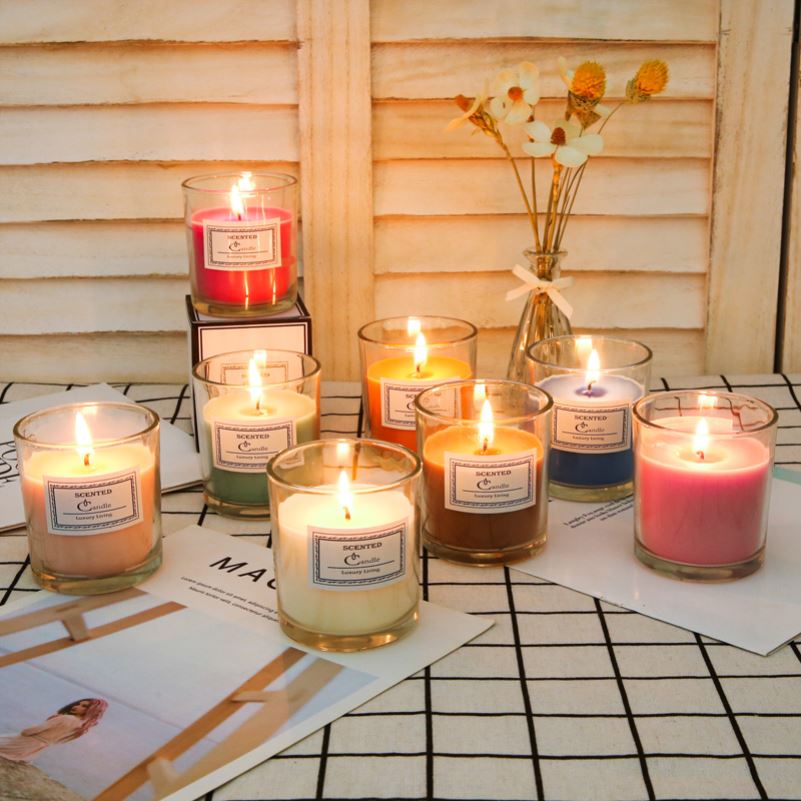 fashion Scented decorative small candles smokeless romantic