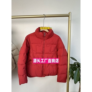 石狮市浪印户外轻薄服女短款新款韩版时尚宽松白鸭绒小个子百搭