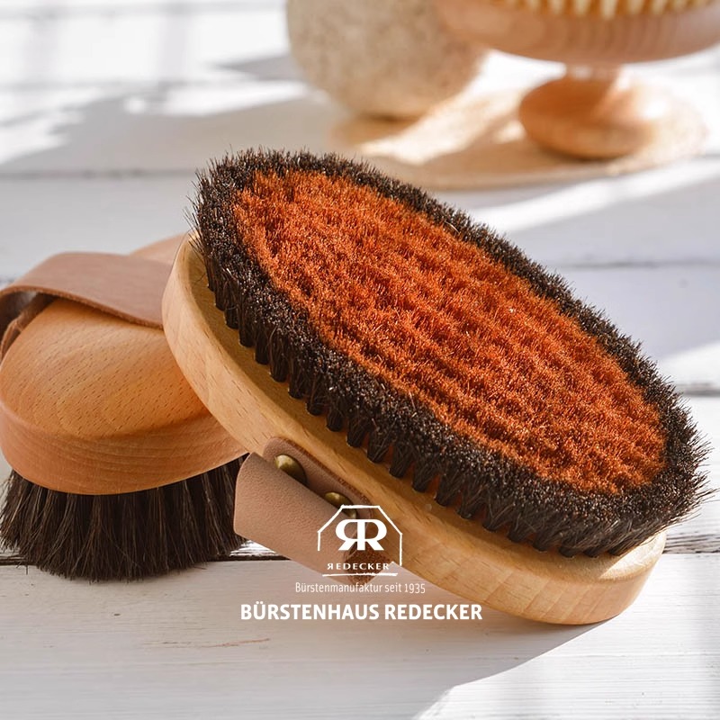 redecker德国红铜身体按摩干刷