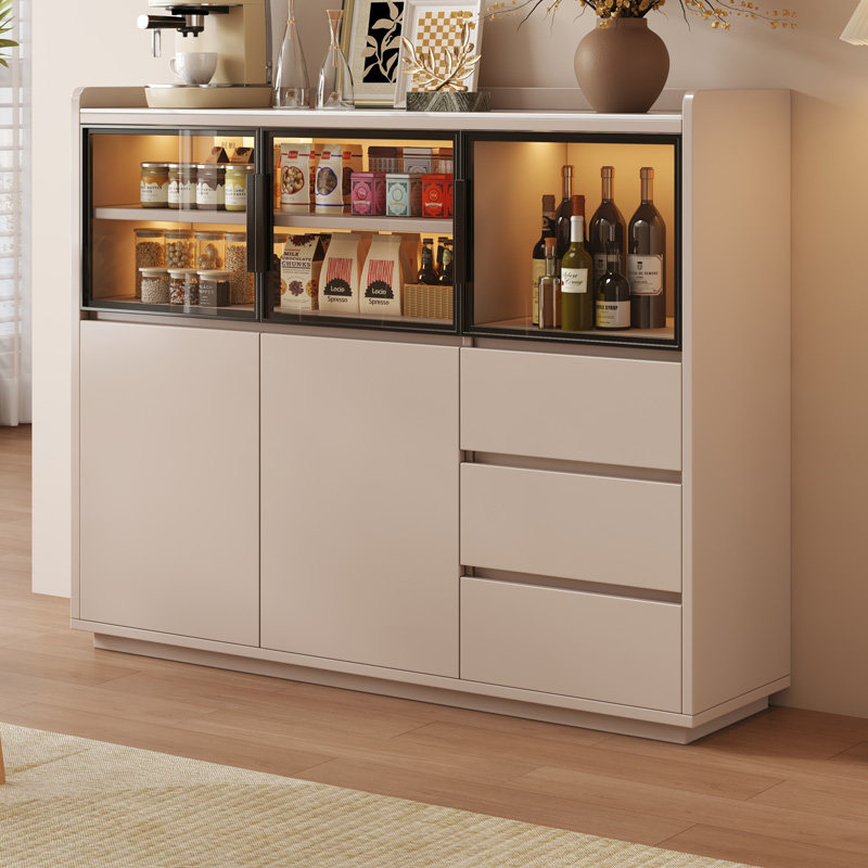 实木餐边柜家居客厅靠墙大容量进门茶水玄关一体厨房收纳储物柜子,住宅家具,餐边柜,淘宝优惠券,粉丝福利购,淘宝优惠卷