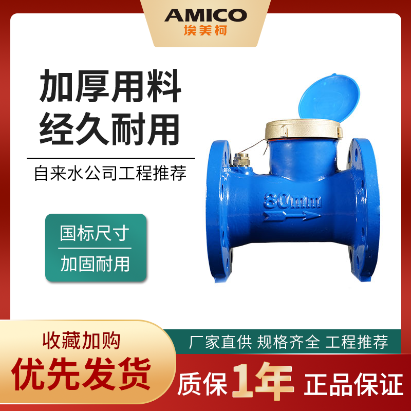 埃美柯法兰水表dn50dn100口径