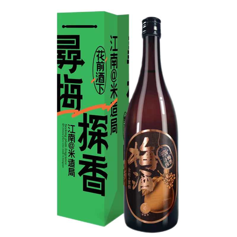 江南米造局10度金桂蜜柚梅酒女士微醺少女低度酒甜酒果酒梅子酒