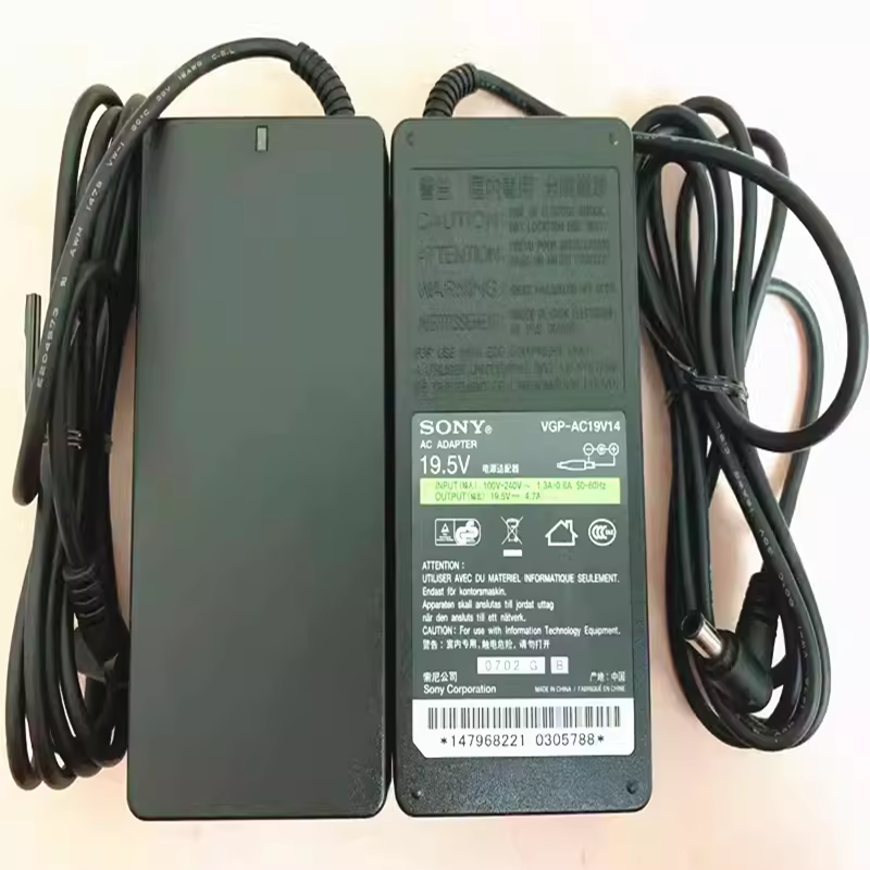 原装索尼SONY笔记本19.5V 3.9A 4.7A 90W电视电脑充电电源配接器