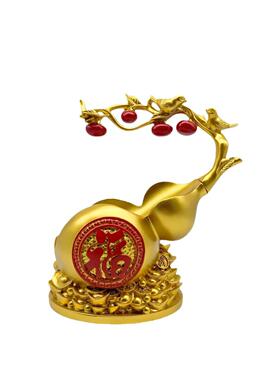 创意葫芦酒架摆件办公室玄关餐边柜树脂工艺品开业礼物节日喜庆