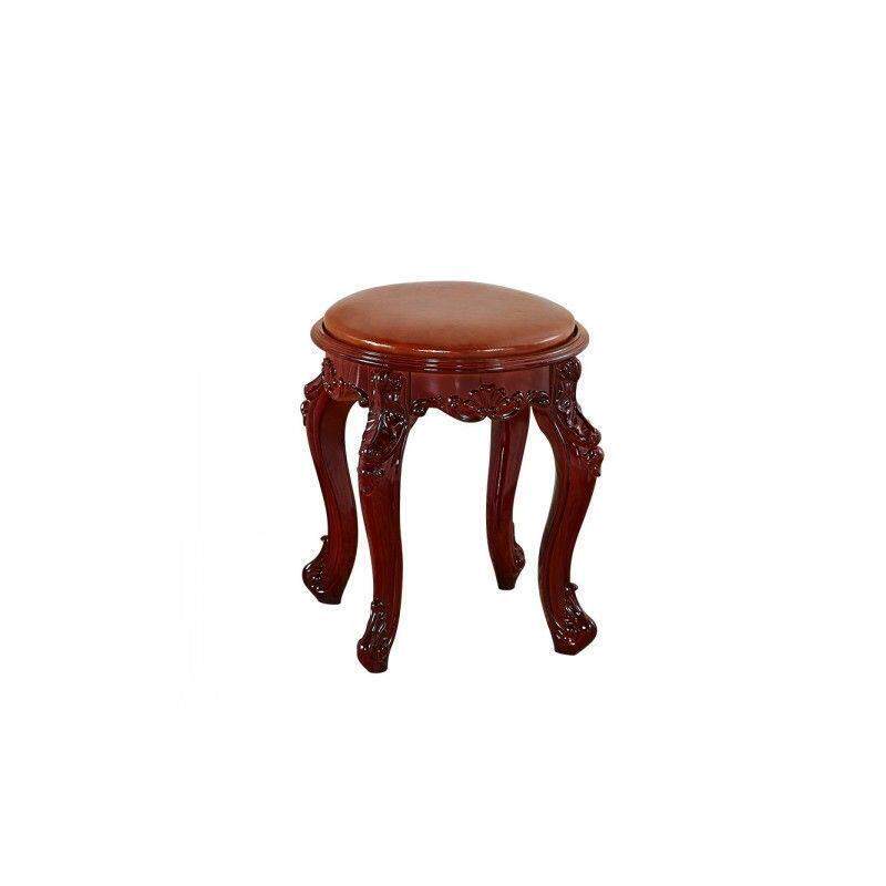 古筝钢琴凳单人欧式梳妆台凳子美式化妆椅中式古典家用小方凳圆凳