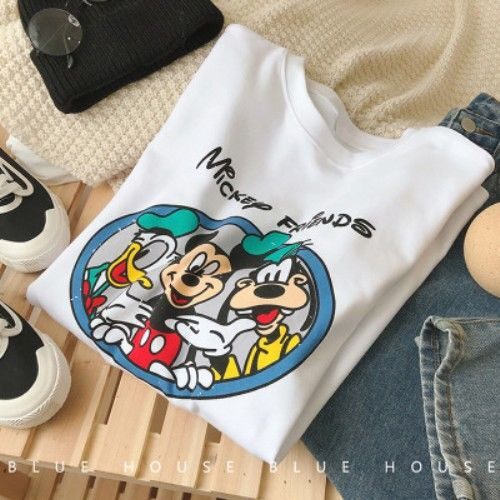 camisetas de dibujos animados de mickey y minnie mouse de di