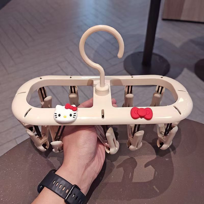 KT多夹子便携旅行晾衣架