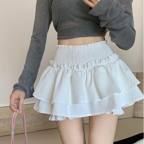 维多利亚芭蕾风半身裙女夏季韩版新款高腰显瘦设计感甜辣蛋糕蓬蓬