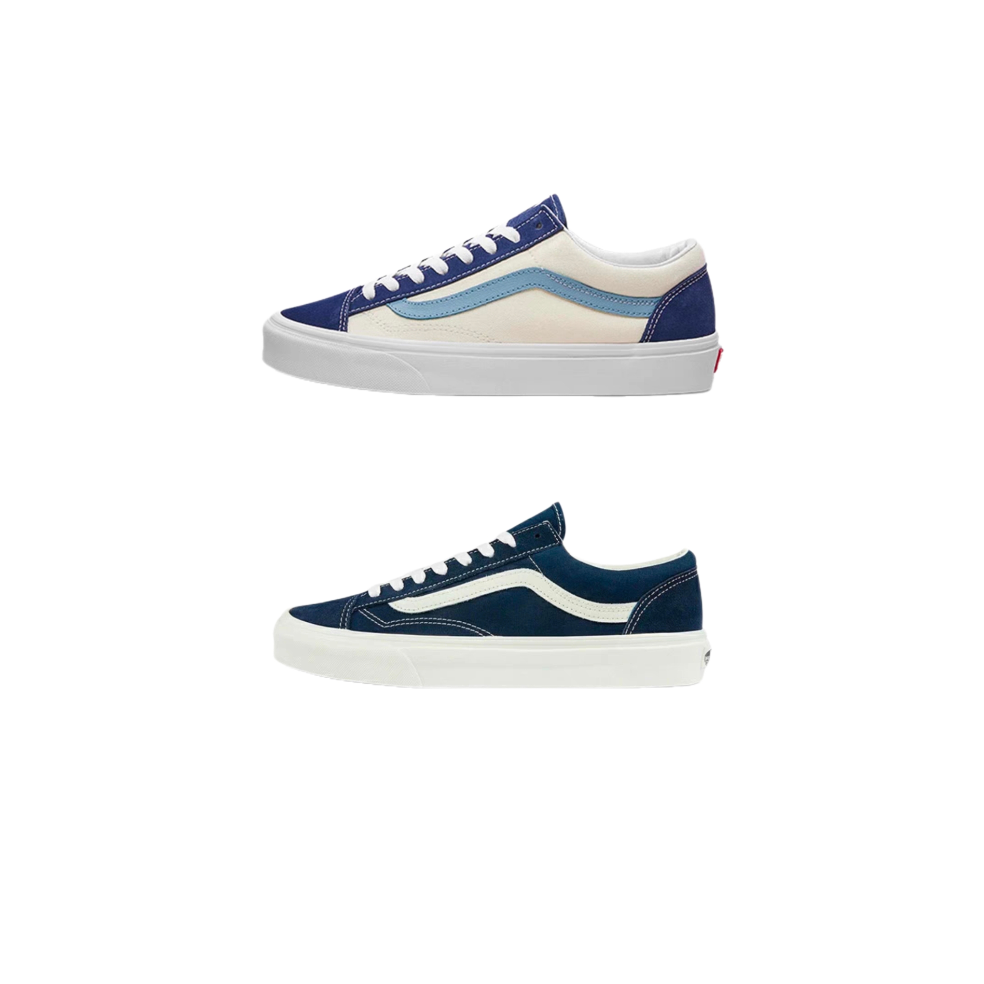 Vans Style 36 棋盘格 潮流透气 休闲复古 防滑耐磨 帆布拼接板鞋