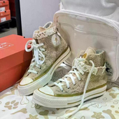 1970S萌宠机智小牧优雅布偶岩石灰加绒高帮男女鞋 A08163C