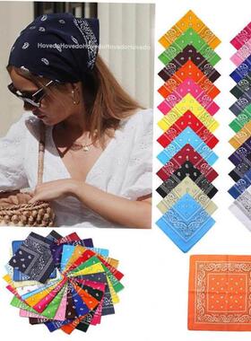 女人的头巾 scarf outdoor riding turban bandana 方头巾骑行