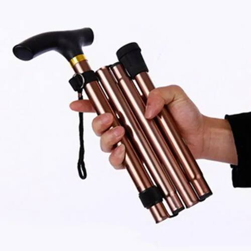 Multifunction Walking Stick Trekking Poles Telescopic Fold C