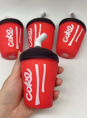 Squishy Cola Fidget Toys squeezy Stress ball肯德基可乐捏捏乐