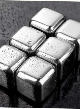 Stainless Steel Ice Cubes, Reusable Chilling Stones