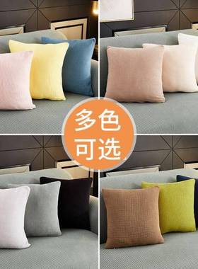Throw pillow sofa back cushion cover velvet Pillow case