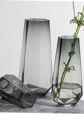 Nordic creative glass vase transparent vase decoration