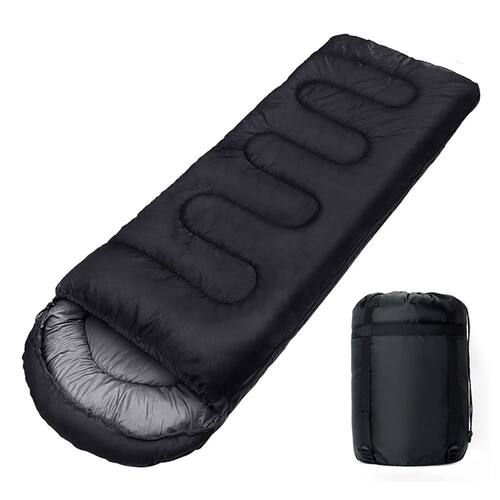 Camping Sleeping Bag Lightweight 4 Season Warm Envelope Back
