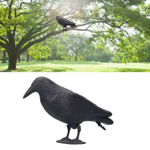 1PC Crow Decoration Simulation Plastic Crow Decoration With