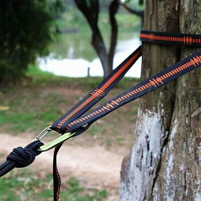 2Pcs High Bearing Capacity Hammock Straps 600lbs Breaking St
