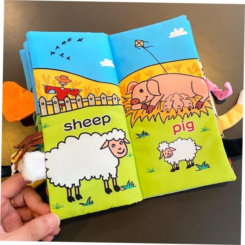 Baby Book Toys for Toddler Newborn nfant Soft Cloth Books Q