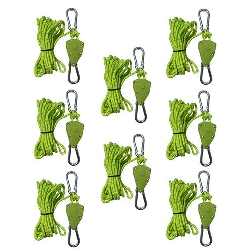 2/4/8pcs Reflective Camping Tent Rope Tie Down Fastener Fixe