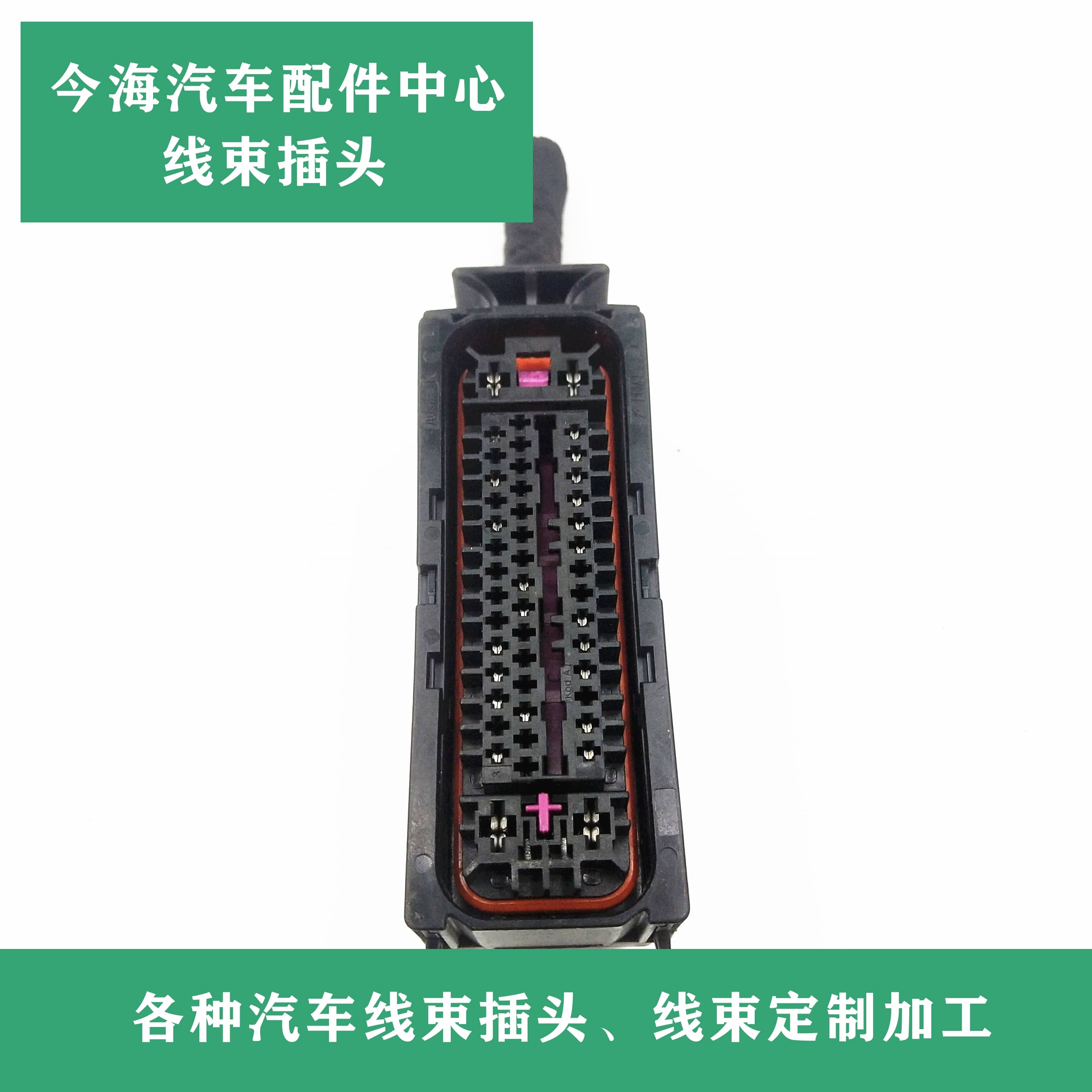 适用于大众速腾迈腾高尔夫奥迪宝来斯柯达ABS泵插头 线束接插件