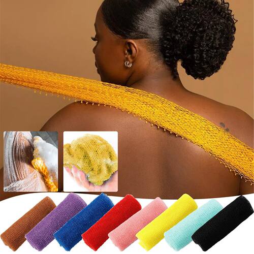 African Exfoliating Sponges Towel Mesh Bath Scrub Washcloth