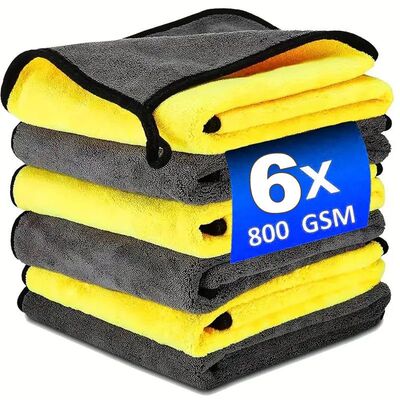 Double Sides Car Microfiber Towels Auto Detailing Drying Clo