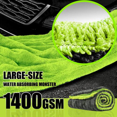 1400GSM Ultra-Thick Drying Towel for Car/Motorcycle Oversize