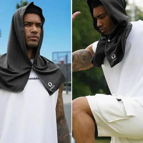 1PC Cooling Hoodie Towel Cooling Towel Quick Drying Absorben