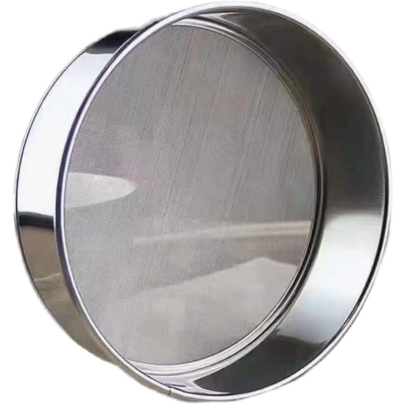 不锈钢加厚面粉筛子过滤网烘焙细漏网筛面罗罗圆形