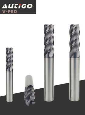 AUTIGO 超硬圆鼻铣刀 70度钨钢合金圆鼻刀 V-PRO涂层R圆角 超65度