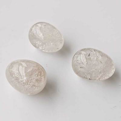 天然白水晶玉石阴户蛋凯格尔球按摩石盆底肌保健球产后修复护阴蛋